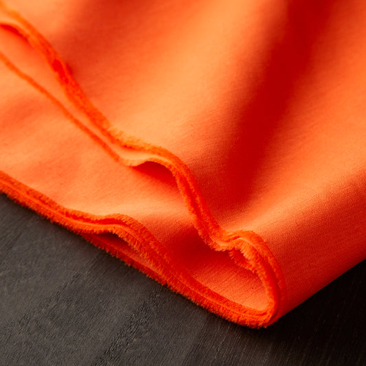 99-775 Knit fabric, Orange, Solid, 10 (Minimum 50)×160cm