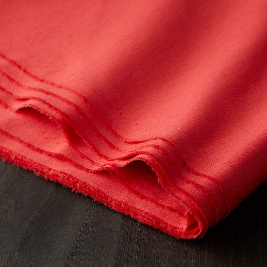 99-777 Knit fabric, Red, Solid, 10 (Minimum 50)×160cm